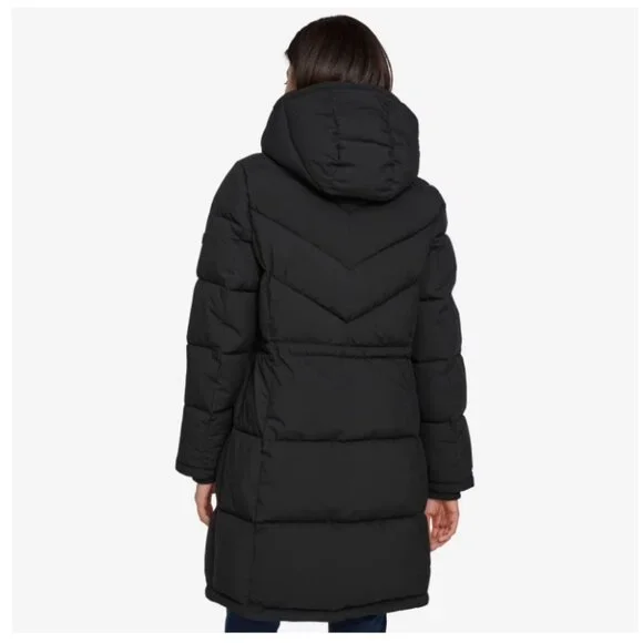 DKNY Women's Long Puffer Jacket - Picture 2 of 6